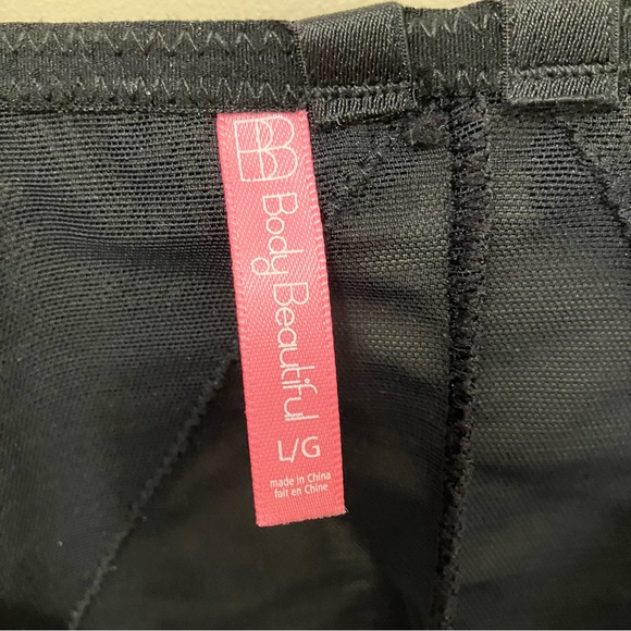 Body Beautiful Lace-Trim Shape Wear Bodysuit Women’s Large - Picture 2 of 13